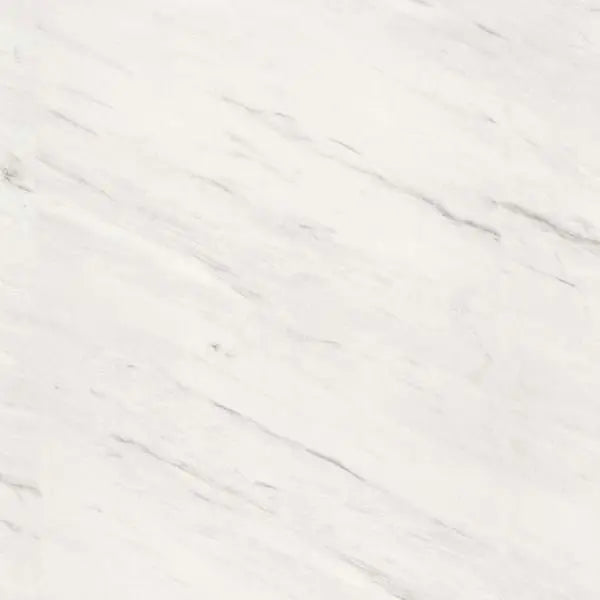 Levanto marble waterproof shower panel with subtle white and gray veining, designed for easy installation and low maintenance.