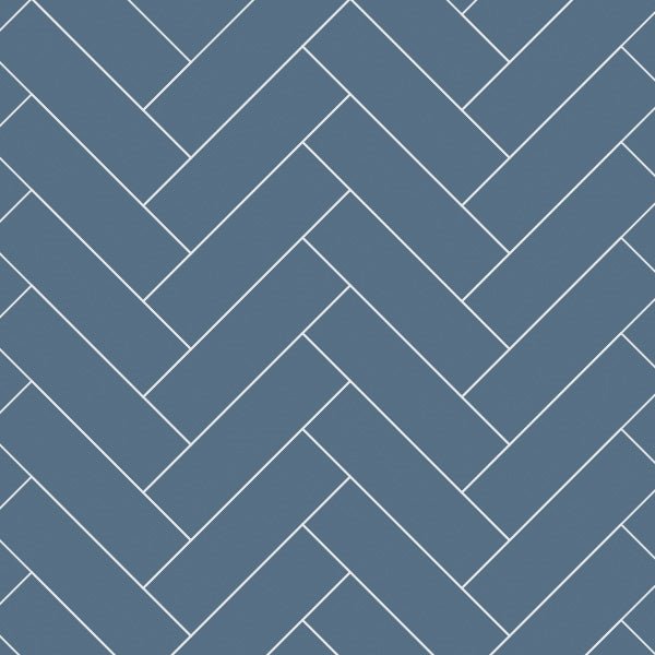 Multipanel Misty Blue HerringBone (Waterproof Wall Panels) - The Wall Works