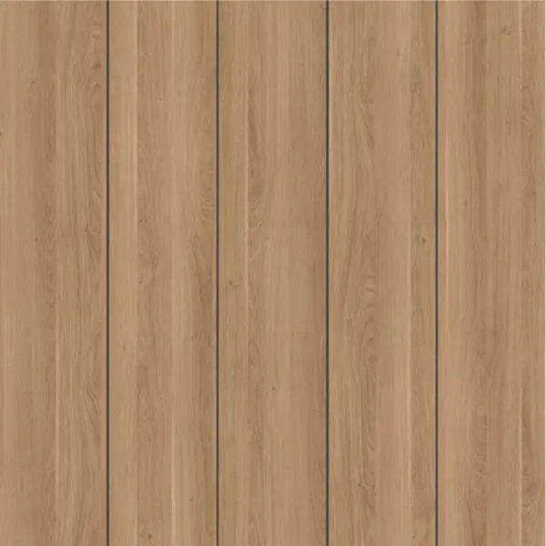 Shiplap Brown Cuneo Oak showing the colours and textures of the shower panels up close - Shower Panels - The Wall Works