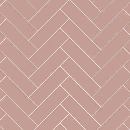 Multipanel Antique Rose Herringbone is being shown up close to display the textures and designs of the shower panels - wall panels - The Wall Works