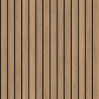 Multipanel Brown Cuneo Oak shown up close, displaying all the textures and colour of our shower panels - Wall Panels - The Wall Works