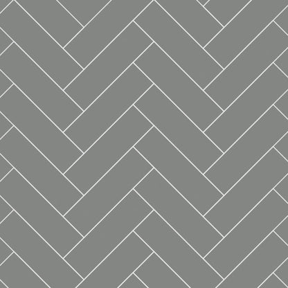 Multipanel Dust Grey HerringBone  is being shown up close to display the textures and designs of the shower panels - wall panels - The Wall Works