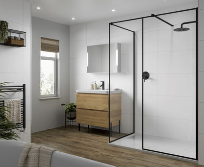 Multipanel Large Tile Alphine White (Waterproof Wall Panels) - The Wall Works