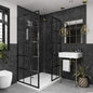 Multipanel Large Tile Black Mineral (Waterproof Wall Panels) - The Wall Works