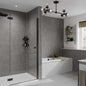 Multipanel Large Tile Grey Mineral (Waterproof Wall Panels) - The Wall Works
