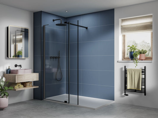 Multipanel Large Tile Misty Blue (Waterproof Wall Panels) - The Wall Works