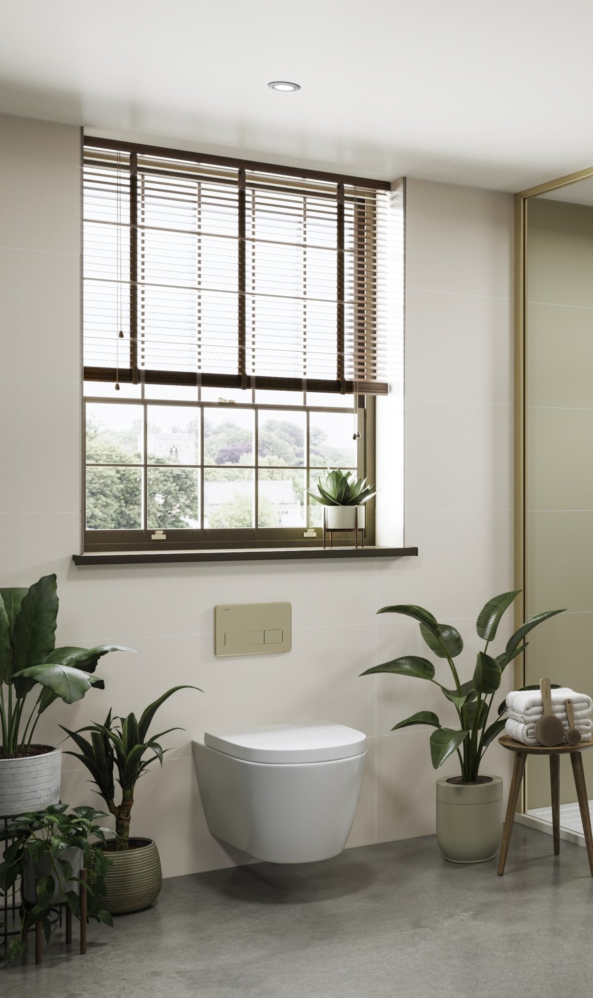 Multipanel Large Tile Taupe Grey (Waterproof Wall Panels) - The Wall Works