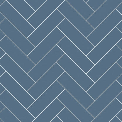 Multipanel Misty Blue HerringBone  is being shown up close to display the textures and designs of the shower panels - wall panels - The Wall Works