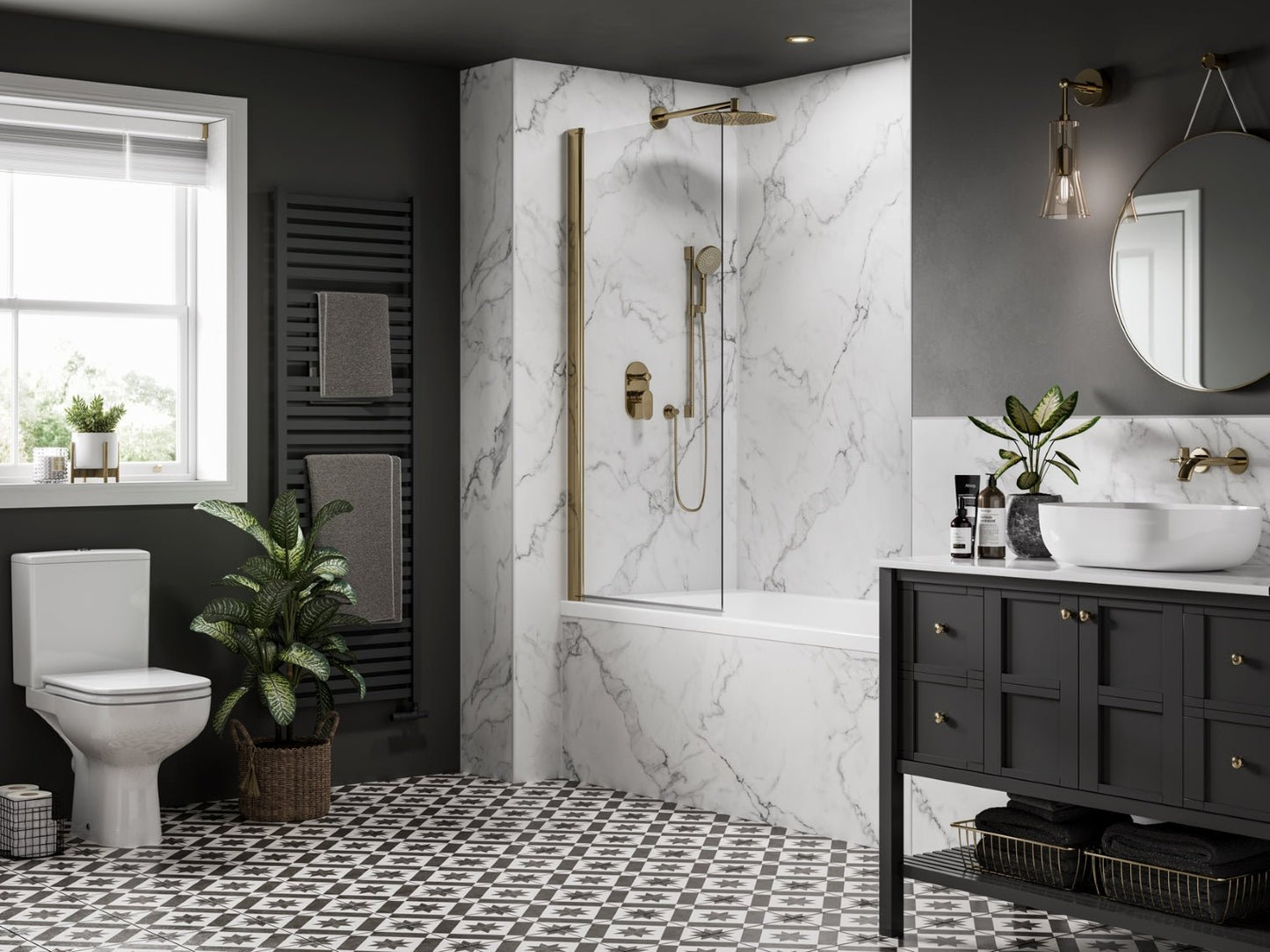 Multipanel Unlipped Calacatta Marble (Waterproof Wall Panels) - The Wall Works