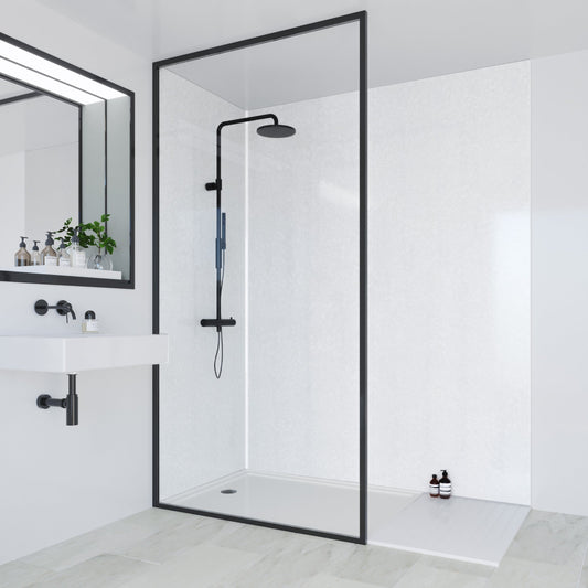 Multipanel Unlipped Frost White (Waterproof Wall Panels) - The Wall Works