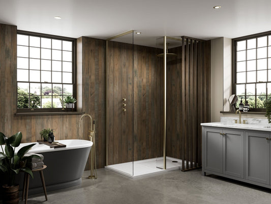 Multipanel Unlipped Salvaged Planked Elm (Waterproof Wall Panels) - The Wall Works