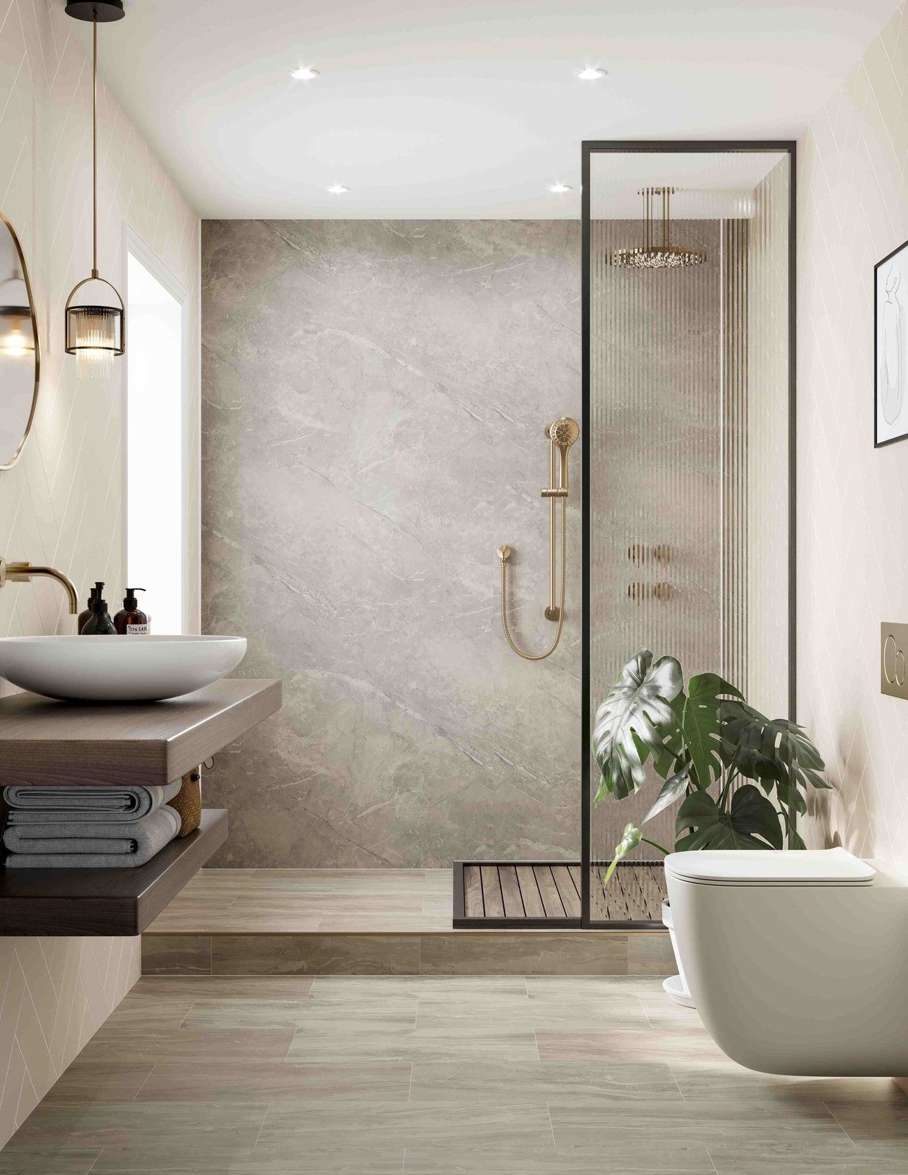 Multipanel Unlipped Valmasino Marble (Waterproof Wall Panels) - The Wall Works