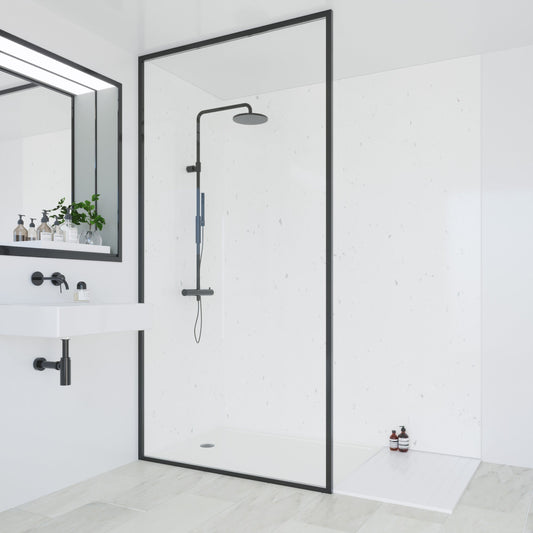Multipanel Unlipped White Snow (Waterproof Wall Panels) - The Wall Works