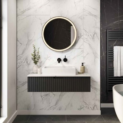 Multipanel XL offset Crystal Marble (Waterproof Wall Panels) - The Wall Works