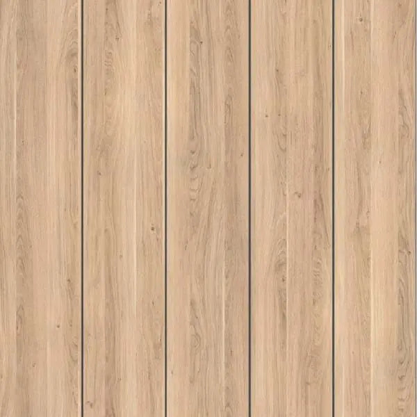 Shiplap Bleached Cuneo Oak upclose displaying the colour and texture lines - Shower Panels - The Wall Works