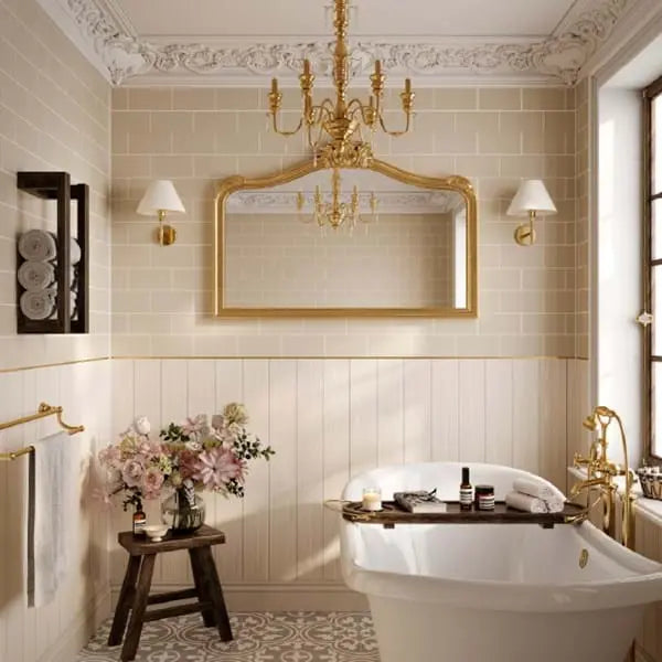Shiplap Grained Angora Grey from straight ahead - Shower Panels - The Wall Works