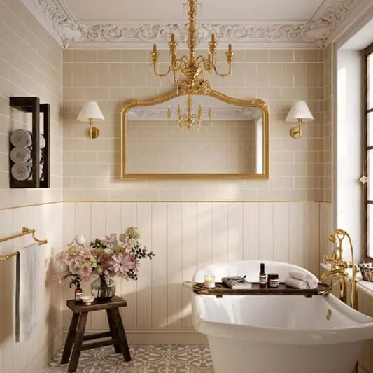 Shiplap Grained Angora Grey from straight ahead - Shower Panels - The Wall Works